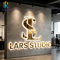 Letrero Luminoso Personalizado con Letras 3D Retroiluminadas por LED, Letrero de Acero Inoxidable para Negocios, Tiendas, Letrero Exterior para Comercios