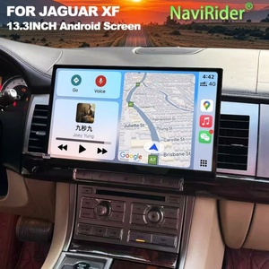 หน้าจอสัมผัส Android 15 ขนาด 13.3 นิ้ว สำหรับ Jaguar XF ปี 2008-2015 ระบบนำทาง GPS เครื่องเสียงติดรถยนต์ มัลติมีเดีย เครื่องเล่นวิดีโอ ชุดหัวหน้าจอพร้อม CarPlay - Product Image 1