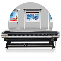 Impresora Digital de 1.6m 1.8m I3200 Xp600 con Cabezal de Impresión Plotter de Formato Grande para Lona, Vinilo, Pancartas, Pósteres, Impresora de Inyección de Tinta con Tinta Eco Solvente