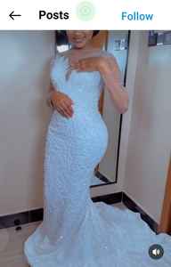 S0044G abito <span class=keywords><strong>da</strong></span> <span class=keywords><strong>sposa</strong></span> con motivo a coda di pesce 2026 con motivo a coda di pesce - Product Image 4