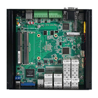 BKHD Atom C3758 C3808 C3958 Mini routeur souple de bureau pare-feu 4 * RJ45 4 * SFP + 10G 6 * RS232/485 GPIO 4G Mikrotik Sophos OpesnVPN X86