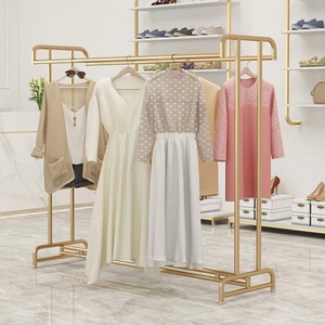 Customized Stainless Steel Women's Hangers for Store Retail Display, Boutique Hangers Display, Gold Hangers Display - Product Image 1