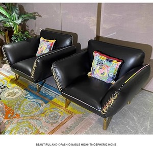 Noir et or arabe majlis canapé meubles de salon style dubai canapé <span class=keywords><strong>louis</strong></span> 14 trois places meilleure qualité canapé ensemble pour la maison - Product Image 2