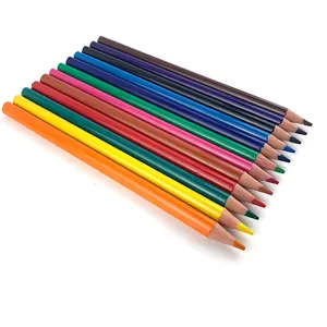 Nhà Sản Xuất Chất Lượng Cao Gỗ Miễn Phí 12 Pcs Jumbo Colour Bút Chì Bộ