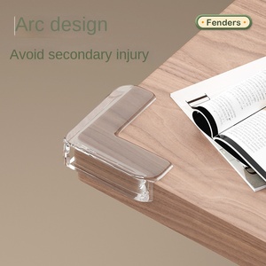 Protecteur d'angle transparent en forme de L, 4 cm x 1,5 cm, en PVC, protection de sécurité pour les bords des meubles - Product Image 3