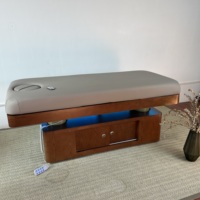 Table de massage électrique moderne inclinable à 4 moteurs, relevable d'une seule touche, pliable et portable, pour salon, soins du visage, cils, beauté, spa et gym