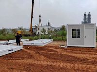 Vente en gros de maisons préfabriquées et personnalisables avec cabine de bureau Maisons faciles à assembler Conteneur d'habitation modulaire préfabriqué