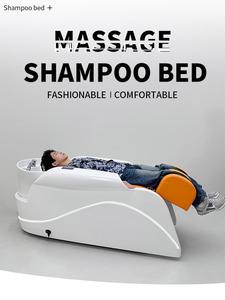 Moderno Lavacabezas Multifuncional con Terapia de Vapor, Circulación de Agua, Masaje Eléctrico, Mueble de Salón para Baño o Taller - Product Image 4