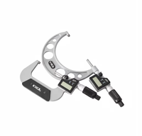 High-precision outer diameter measuring micrometer, graduated at 25mm intervals, accuracy 0.001mm, easy and quick to operate.