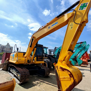 รถขุดมือสอง Komatsu pc160 เครื่องยนต์ SAA4D107E ยี่ห้อญี่ปุ่น ความจุบุ้งกี๋ 0.75 ลบ.ม. ได้รับการรับรองมาตรฐาน CE EPA รุ่น pc138 pc200 p240 - Product Image 1
