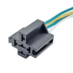 Universal <span class=keywords><strong>12V</strong></span> 40A 5Pin DC Relé Práctico Auto Socket con Arrancador para Black Car Universal Car Relay - Product Image 4