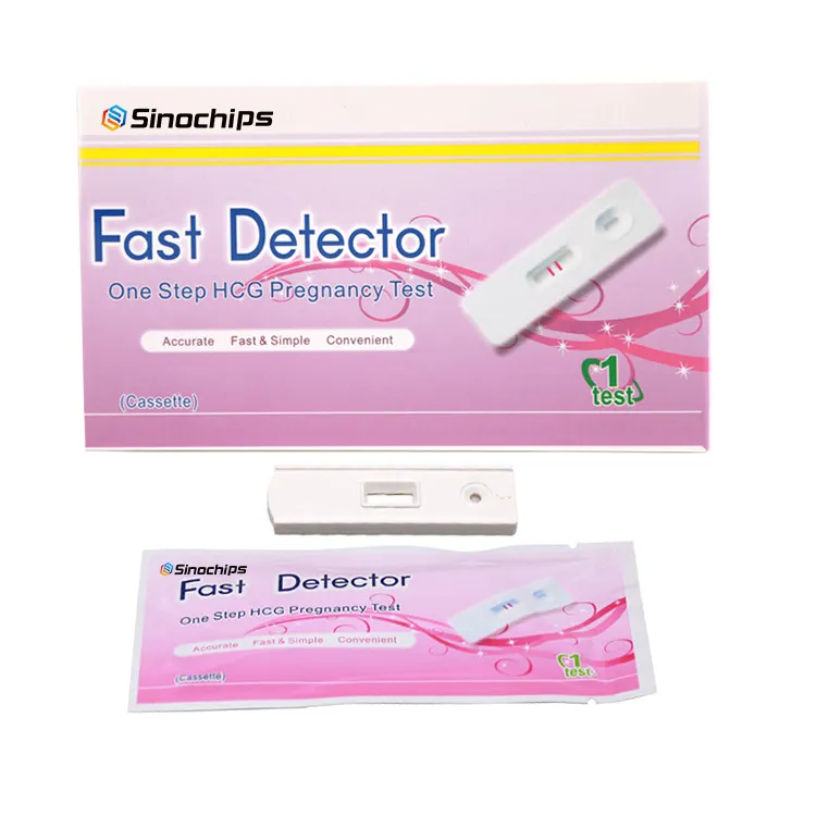 Cassette de prueba de embarazo de un paso HCG