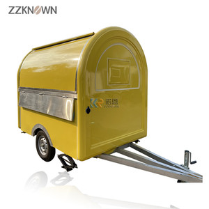 Camión de barbacoa de 220CM de largo, carro de quiosco, canino caliente, remolque expendedor de café, remolque móvil para comida de calle al aire libre, caravana - Product Image 2