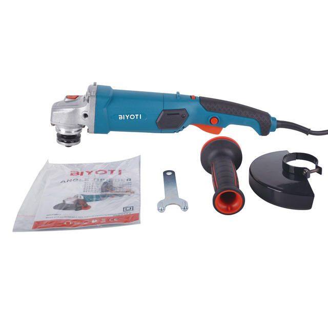 980W High Power 125mm Electric Angle Grinder with Speed Control Industrial Corded Heavy Duty Angle Grinder for 220V