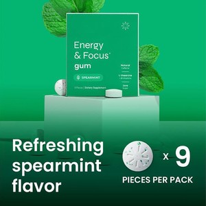 Çok Satan Enerji Verici Kafein ve L-teanin Nane Aromalı Tablet Preslenmiş Yetişkinler İçin Şekersiz Kapsül 54 Adet Stokta - Product Image 3