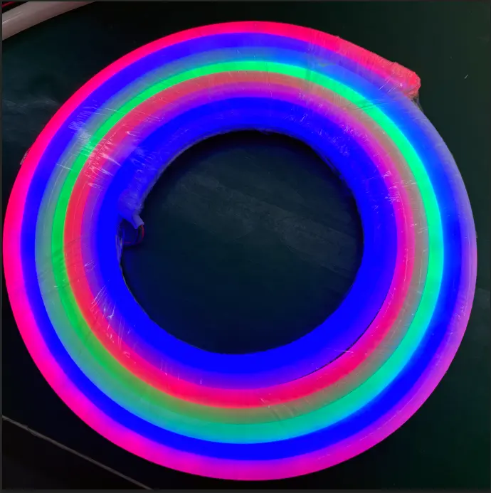 0817 Model boyutu Neon Led ışık DC24V/12V için özel renk iç mekan dış mekan dekorasyonu