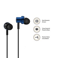 Écouteurs intra-auriculaires 3.5mm avec micro casque à double pilote pour xiaomi Redmi Note 11 10 11T 8 9 Pro 9A POCO X3 X2 X4 M3 Pro F2P