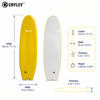 Planche de surf longboard adaptée aux débutants, durable, portable, stable, pour les jeunes et les adultes, sports nautiques sur la plage et la piscine