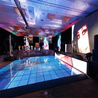 Écran de piste de danse LED interactif portable intérieur 2025, couleur pleine, avec CMS piloté par l'IA et garantie de 5 ans pour les mariages et les banquets