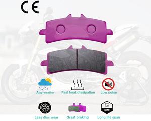 Plaquettes de disque de frein à disque avant fritté pour Aprilia RSV4 R Factory <span class=keywords><strong>Ducati</strong></span> 848 Evo Diavel Streetfighter <span class=keywords><strong>v4</strong></span> BMW hp4 - Product Image 5