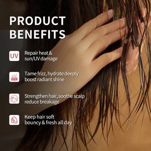 Olio Essenziale per Capelli OEM ODM Protettivo dal Calore Idratante Trattamento alla Cheratina Anti-Crespo Vegano Naturale - Product Image 5