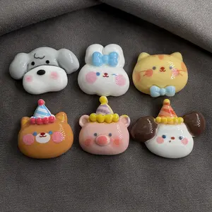 Bright Paint High-End Animal Cartoon Resin Accessories Resin Dog Resin Animal For Decoration