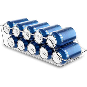 Boîte de rangement d'aliments pour animaux de compagnie de haute qualité Nouveau design Organisateur transparent pour réfrigérateur avec tampon de vidange pour la cuisine et le réfrigérateur - Product Image 1