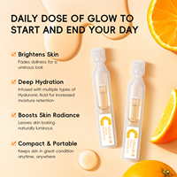 Sérum Ampoule Vitamine C LAIKOU 2ml*10 – Hydratation Longue Durée, Révélation de l'Éclat, Acide Hyaluronique 4D, Niacinamide, Affine les Pores, Soin de la Peau