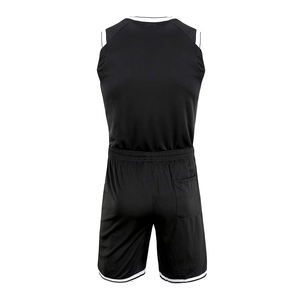Breathable & Comfortable Fabric Unisex Basketball Uniform Sets Custom Size Professional Short Sleeve Printed Basketball Uniform - Product Image 2