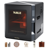 Wainlux k8 Portable Mini Design Unique Offre Spéciale Logo Visuel Entièrement Fermé Découpe Laser Mini Machine De Gravure Laser