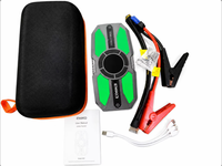 Jump Starter Mobil 12V dengan Kompresor Udara, Arus Puncak 600A, Booster Baterai Portabel, Catu Daya Darurat