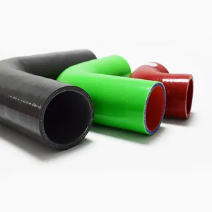 Tube en silicone de couleur personnalisée résistant à la chaleur avec renfort en acier