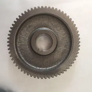 Mecanizado CNC personalizada de engranajes de acero de gran diámetro spur gear