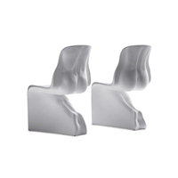 Chaise de Salle à Manger et de Loisirs Haut de Gamme, Design Spécial, Forme Ergonomique, Luxe, pour Villa, Hôtel, Bureau, Showroom, avec Dossier Décoratif