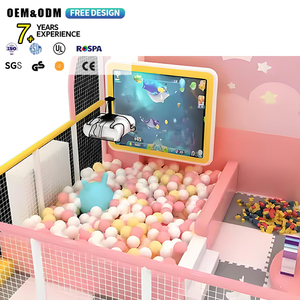 Equipo de juegos interior seguro, no tóxico y suave para niños, con parque de trampolines y temática oceánica para hoteles y resorts de aventura. - Product Image 1