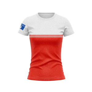 Maillot de rugby personnalisé OEM pour femmes, sublimé, rayé bicolore, respirant, séchage rapide, uniforme d'entraînement d'équipe en gros - Product Image 1