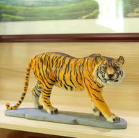 Cetakan Fiberglass dan Silikon Bentuk Harimau Besar untuk Patung Hewan Taman dari Beton, Produk Rumah Tangga yang Dapat Digunakan Kembali