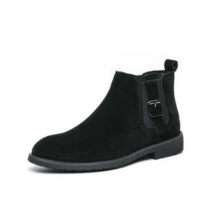Bottes <span class=keywords><strong>Chelsea</strong></span> pour hommes, chaussures de travail, bottes Martin, bottines courtes, bottes de sécurité, bottes Chukka en microfibre et cuir <span class=keywords><strong>nubuck</strong></span>, mi-hautes - Product Image 2