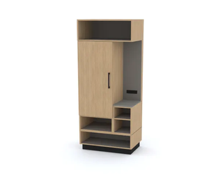 Meubles de rénovation pour hôtel Hyatt Place Select, ensemble de meubles de chambre d'hôtel en bois moderne, <span class=keywords><strong>armoire</strong></span> de chambre d'hôtes, base de lit, tête de lit - Product Image 4