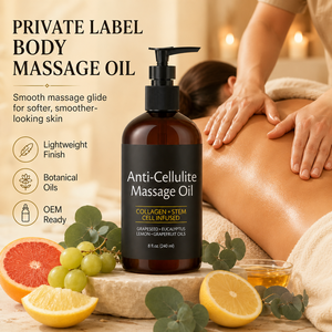<span class=keywords><strong>Aceite</strong></span> de Masaje Corporal Personalizado al por Mayor Anticelulítico con Colágeno Orgánico Natural para el Cuidado de la Piel Suave y Reafirmante - Product Image 1