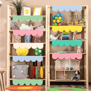 แผ่นไม้ตกแต่งสำหรับผนังบ้านและเฟอร์นิเจอร์ ของตกแต่ง DIY แผ่นไม้รูปพัดสำหรับตกแต่งขอบผนัง แบบโค้ง - Product Image 2