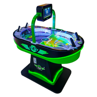 Machine de jeu d'arcade de simulation de football et de tennis de table à monnayeur pour parents et enfants