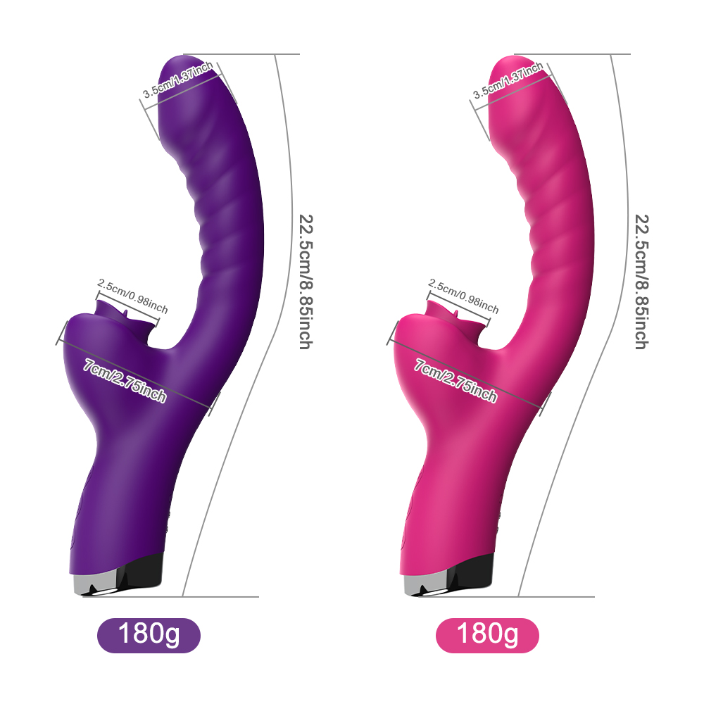 Clitoris Sucker Vibrator For Her, Tongue Licking Vibrator Nipple