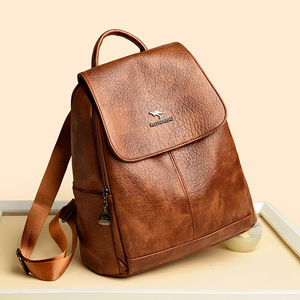 Nova Mochila de Grande Capacidade, Design em Cor Sólida, Bolsa de Moda de Alta Qualidade para Uso Diário, Bolsas de Ombro Femininas - Product Image 1