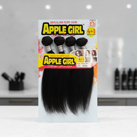 Lot de 4+1 mèches de cheveux bouclés crépus avec closure 4x4, couleur naturelle, pas cher, pour femmes noires