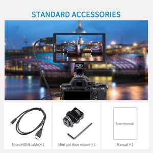 FEELWORLD CUT6S 6 pollici IPS Display 450nits FHD Touch Screen Monitor registratore FHD IPS 4K HDMI 3G-SDI Dslr Monitor da campo - Product Image 6