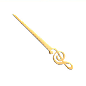 Varilla agitadora metálica para sellos de cera, material de hierro con diseño de clave de sol, suministros para manualidades - Product Image 4