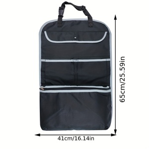 Organizador Plegable de Poliéster para Asiento Trasero de Coche, Estilo de Dibujos Animados para Niños, Organizador Universal para Colgar en el Respaldo del Asiento - Product Image 3