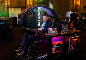 Tốt nhất làm việc từ nhà sang trọng không trọng lực ghế da chính hãng với massage Predator thronos Imperator hoạt động IW R1 - Product Image 4