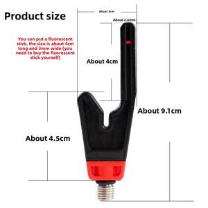 Support de canne à pêche lumineux en ABS de style européen YBG30 avec filetage impérial de 3/8 pouces pour la pêche en mer - Product Image 1